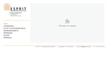 Tablet Screenshot of esprit-immo.at